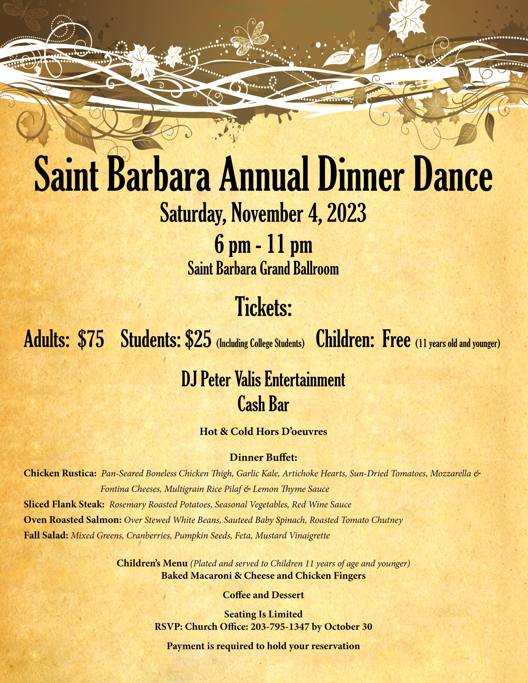 Church Dinner Dance